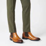 Load image into Gallery viewer, Handcrafted Marcelli Chelsea Boot - Light Brown