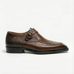 Load image into Gallery viewer, Handcrafted Westbridge Single Monk Strap - Brown