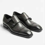 Load image into Gallery viewer, Handcrafted Silven Double Monk Strap - Grey