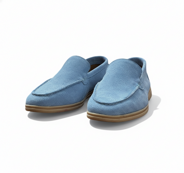 Montclair Loafer Suede - Light Blue