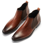 Load image into Gallery viewer, Handcrafted Marcelli Chelsea Boot - Brown