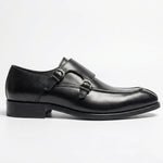 Load image into Gallery viewer, Handcrafted Altiere Double Monk Strap - Black