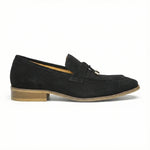 Load image into Gallery viewer, Vernor Suede Penny Loafer - Black
