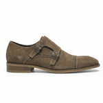 Load image into Gallery viewer, Sorelli Suede Leather Double Monk Strap - Brown