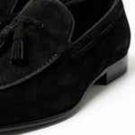Load image into Gallery viewer, Velano Suede Loafers - Black