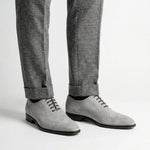 Load image into Gallery viewer, Macellinni Oxford Brogue Suede - Gray