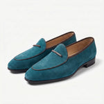 Load image into Gallery viewer, Firenze Bow-Tie Loafer - Olive Green