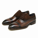 Load image into Gallery viewer, Venezia Oxford Cap Toe - Coffee