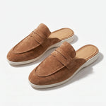 Load image into Gallery viewer, Meridian Loafer Mule - Caramel
