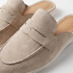 Load image into Gallery viewer, Meridian Loafer Mule - Beige