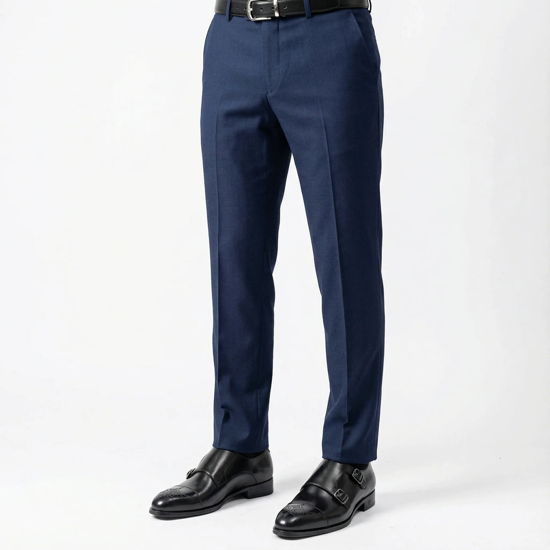 Handcrafted St. Albans Double Monk Strap - Black