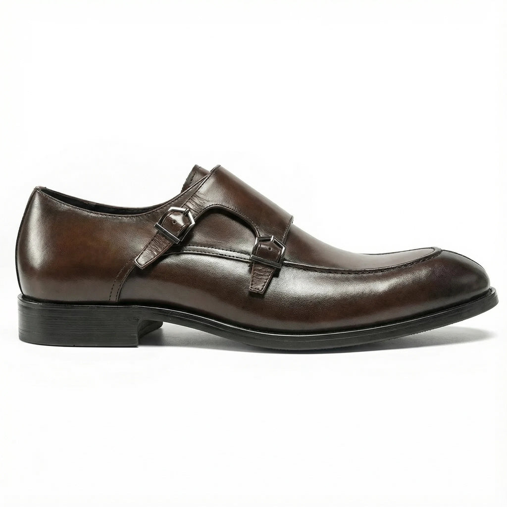 Altiere Double Monk Strap - Coffee
