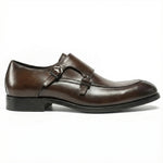 Load image into Gallery viewer, Handcrafted Altiere Double Monk Strap - Coffee
