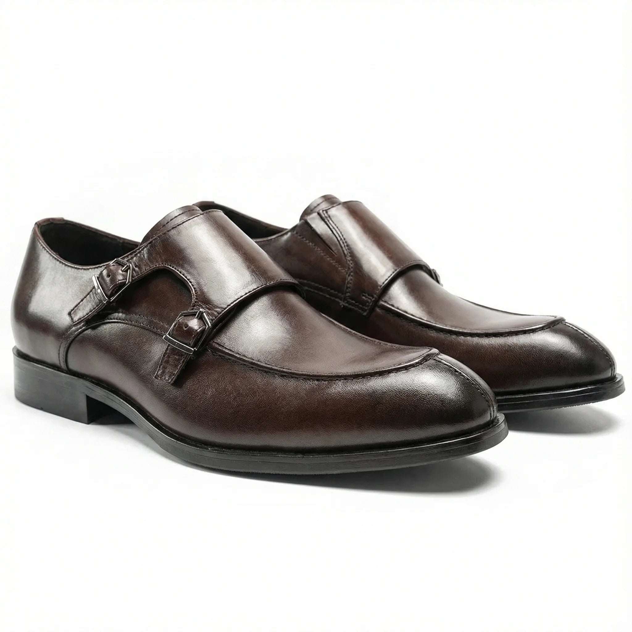 Altiere Double Monk Strap - Coffee