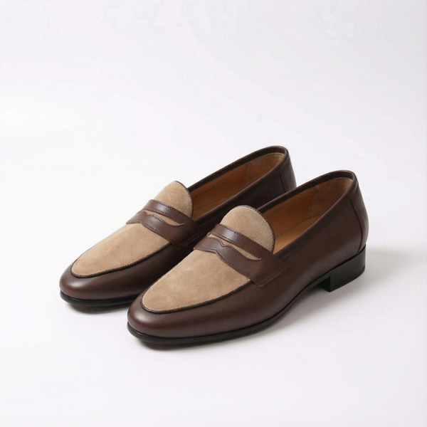 Handcrafted Rosetti Loafer - Coffee