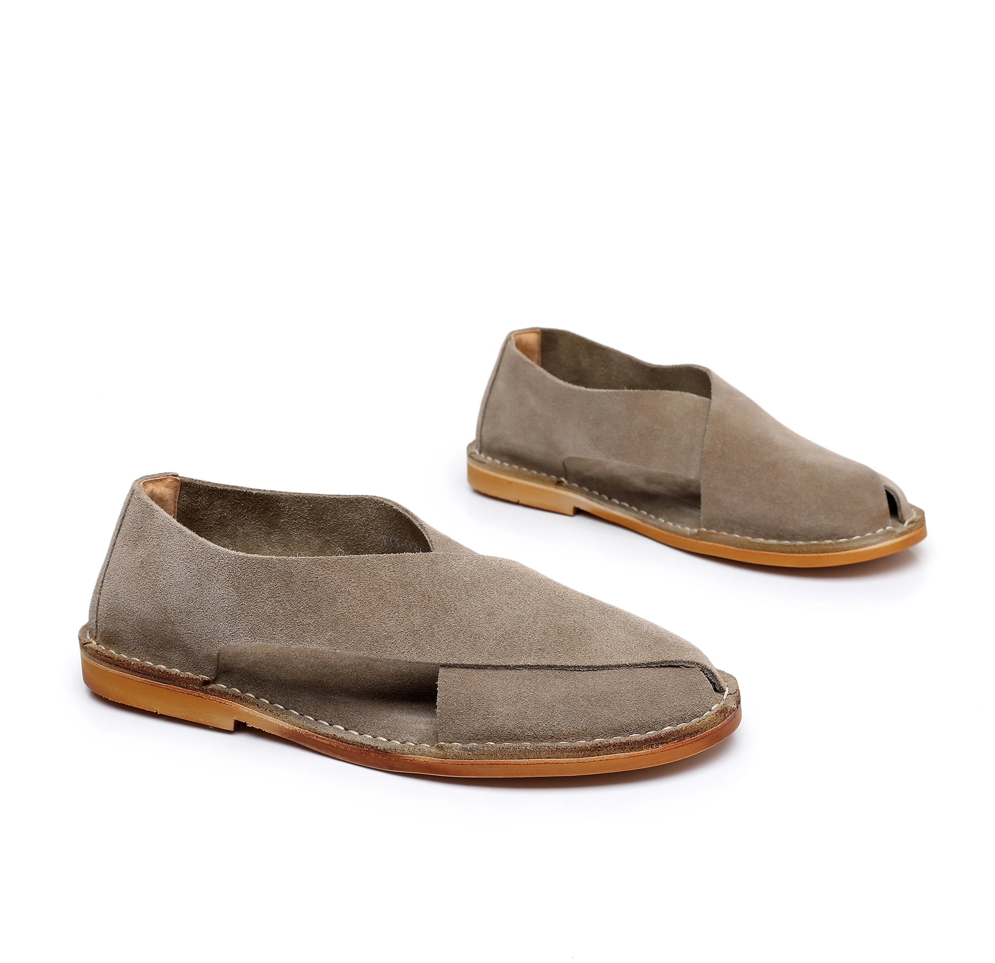 Santorini Cross-Strap Sandal - Khaki