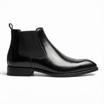 Load image into Gallery viewer, Handcrafted Stonemere Chelsea Brogue Boot - Black
