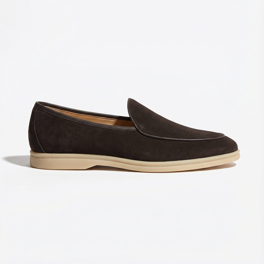 Handcrafted Arvonni Loafer - Coffee