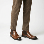 Load image into Gallery viewer, Handcrafted Stonemere Chelsea Brogue Boot - Brown
