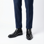 Load image into Gallery viewer, Handcrafted Stonemere Chelsea Brogue Boot - Black
