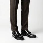 Load image into Gallery viewer, Handcrafted Silven Double Monk Strap - Black
