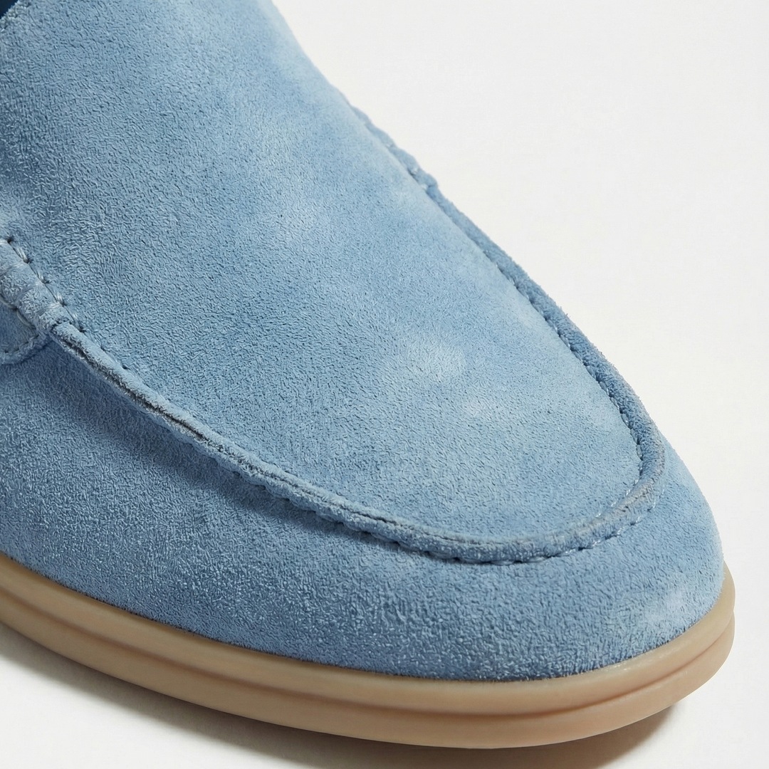 Montclair Loafer Suede - Light Blue