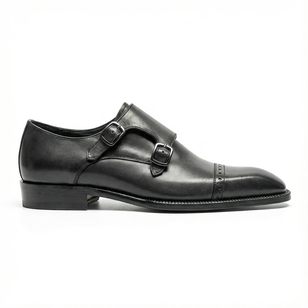 Silven Double Monk Strap - Grey