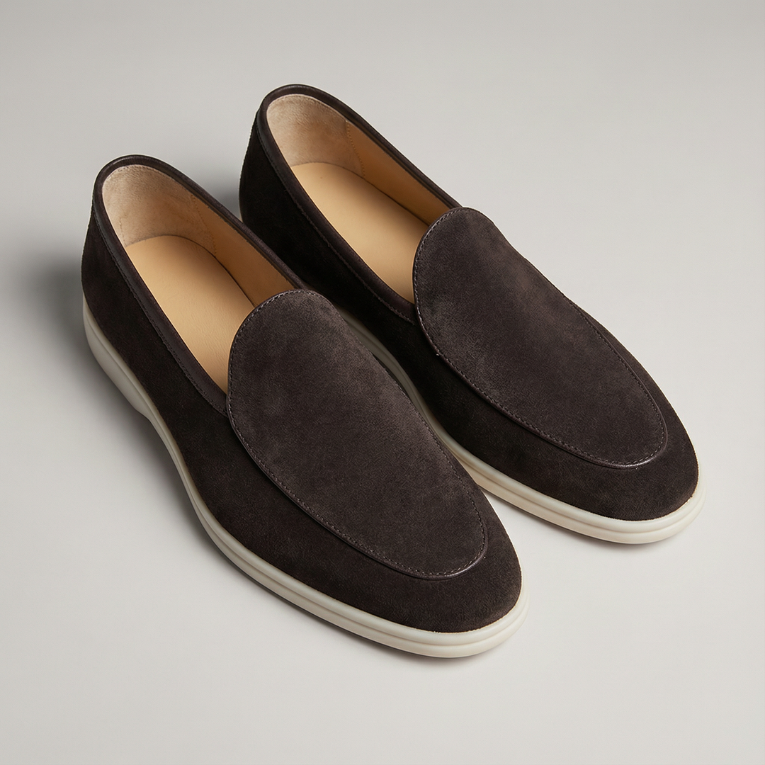 Handcrafted Arvonni Loafer - Coffee