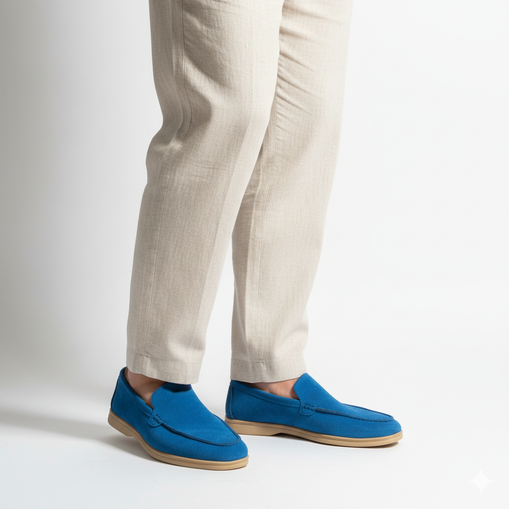 Montclair Loafer Suede - Blue