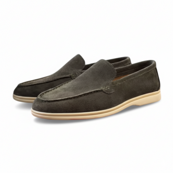 Montclair Loafer Suede - Army Green