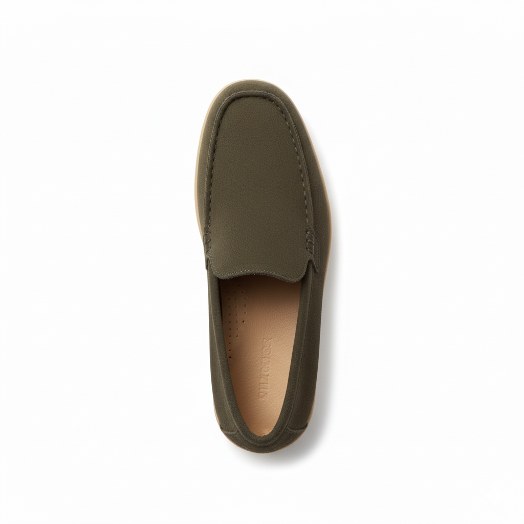 Montclair Loafer Suede - Army Green