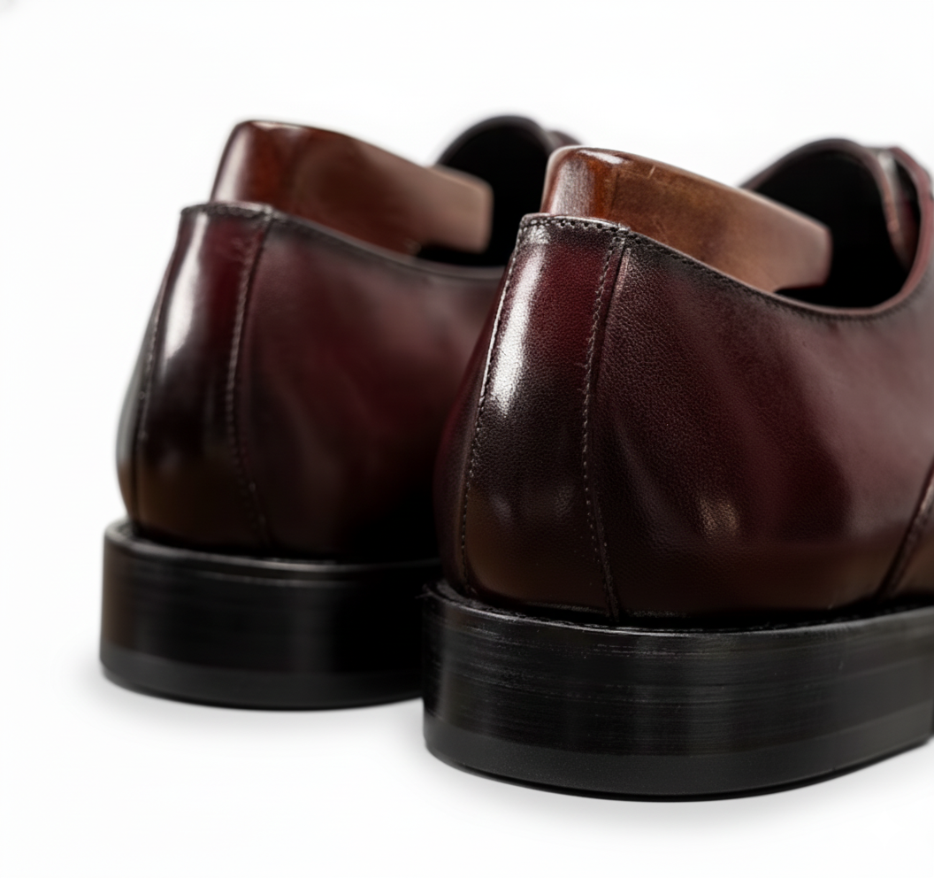 Handcrafted Mervelle Oxford Brogue - Red