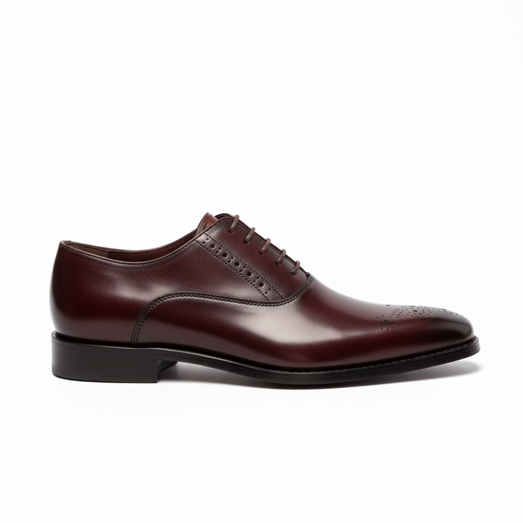 Handcrafted Mervelle Oxford Brogue - Red