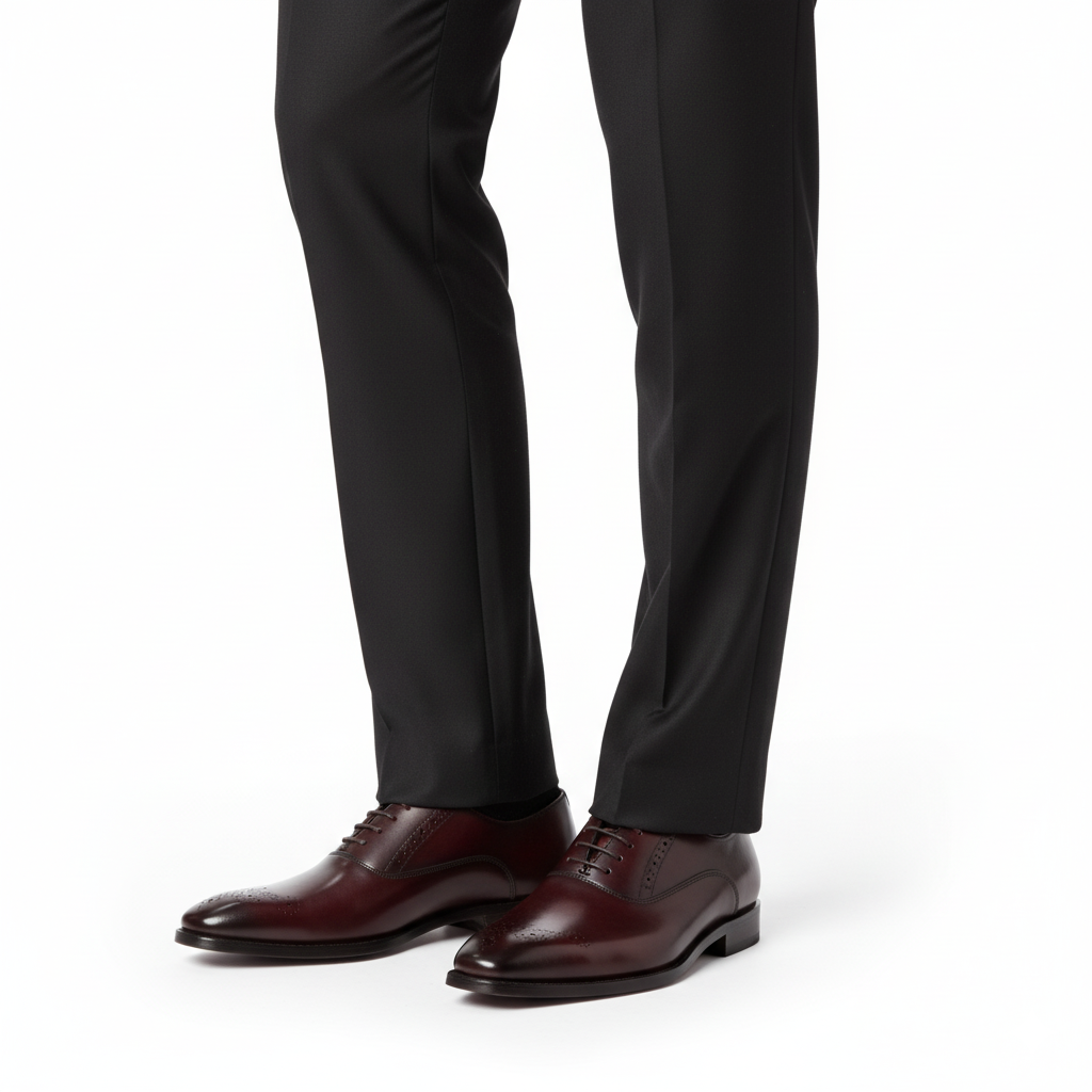 Handcrafted Mervelle Oxford Brogue - Red