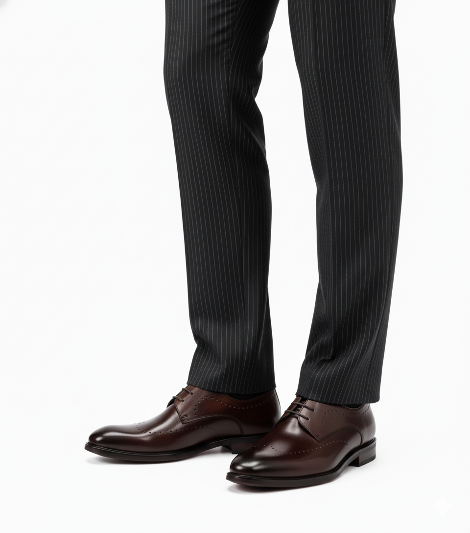 Handcrafted Bellormano Derby - Coffee