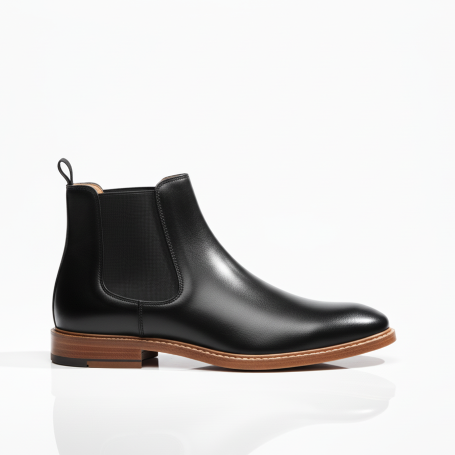 Handmade Cambridge Chelsea Boot - Black