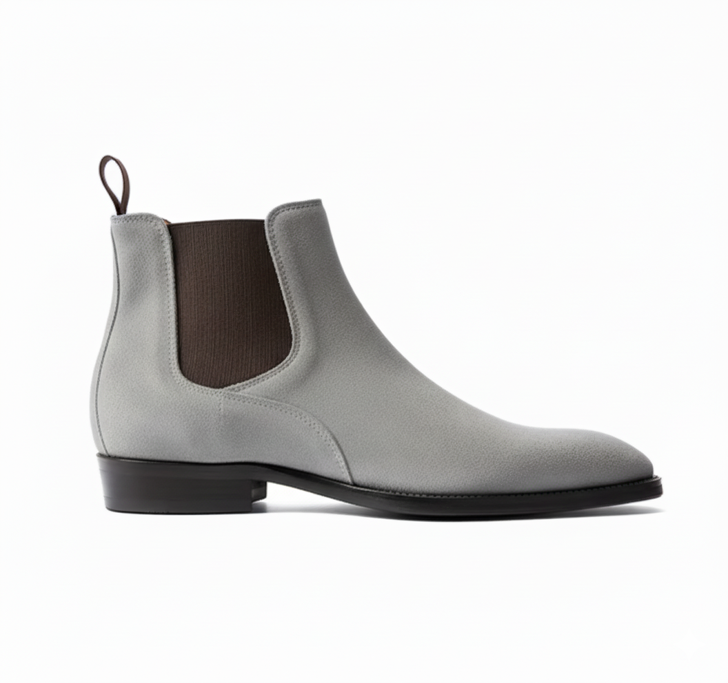 Handmade Cavallieri Chelsea Boot - Grey