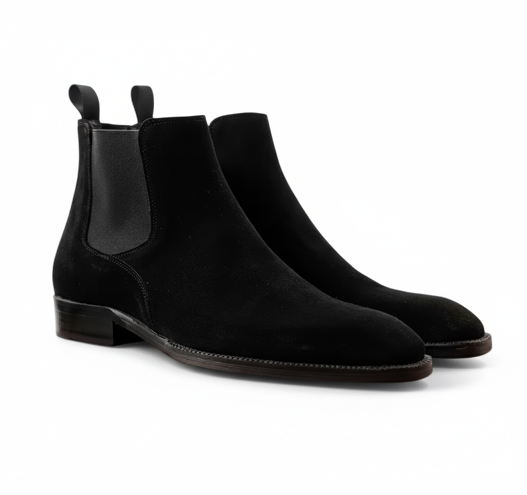 Handmade Cavallieri Chelsea Boot - Black