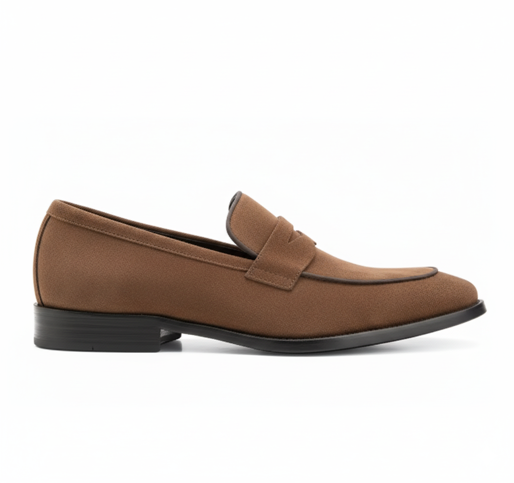 Handcrafted Lévant Suede Leather Loafer - Brown