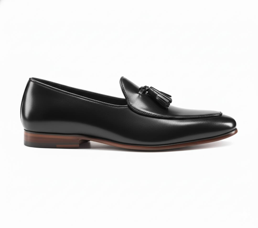 Handcrafted Lusaro Loafer - Black