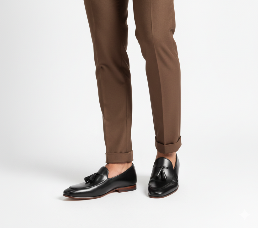 Handcrafted Lusaro Loafer - Black