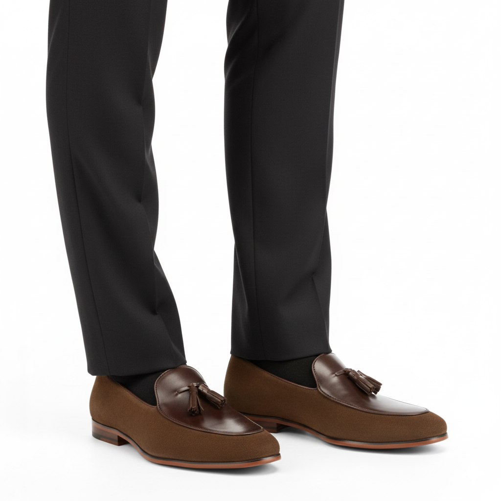 Handcrafted Lusaro Loafer - Brown