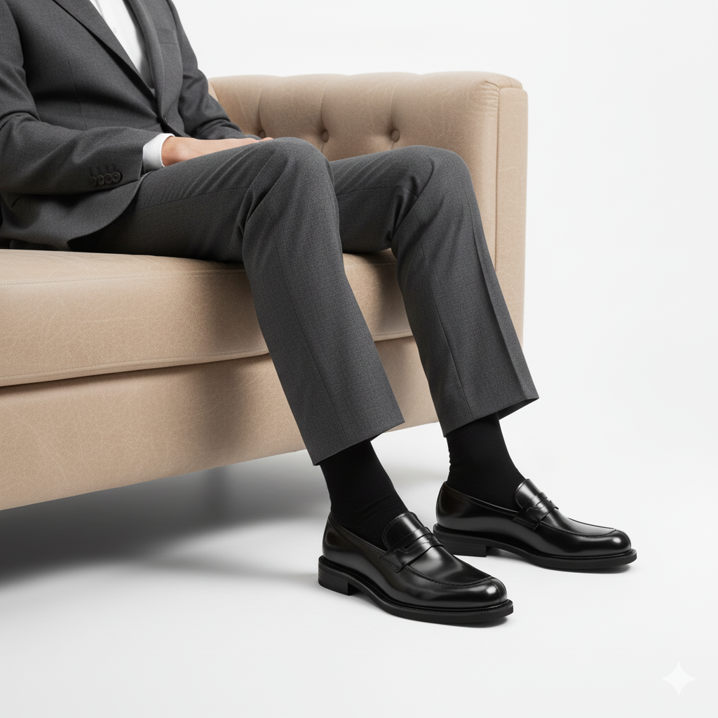 Handcrafted Marcellin Loafer - Black