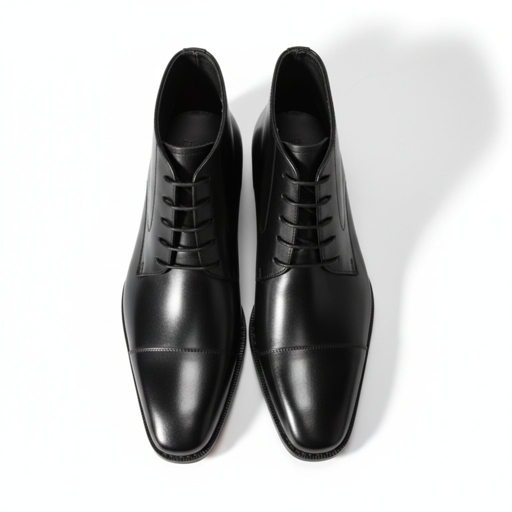 Handcrafted Bellori Chukka Boot - Black