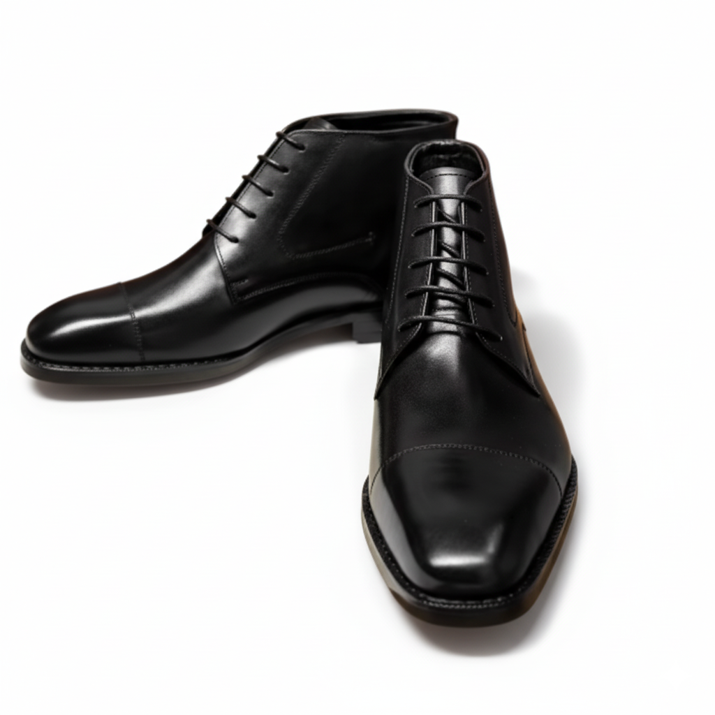 Handcrafted Bellori Chukka Boot - Black