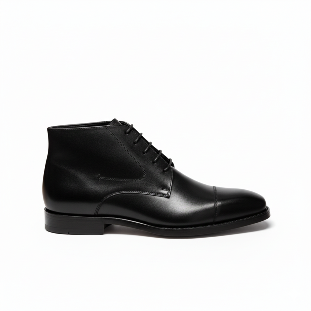 Handcrafted Bellori Chukka Boot - Black