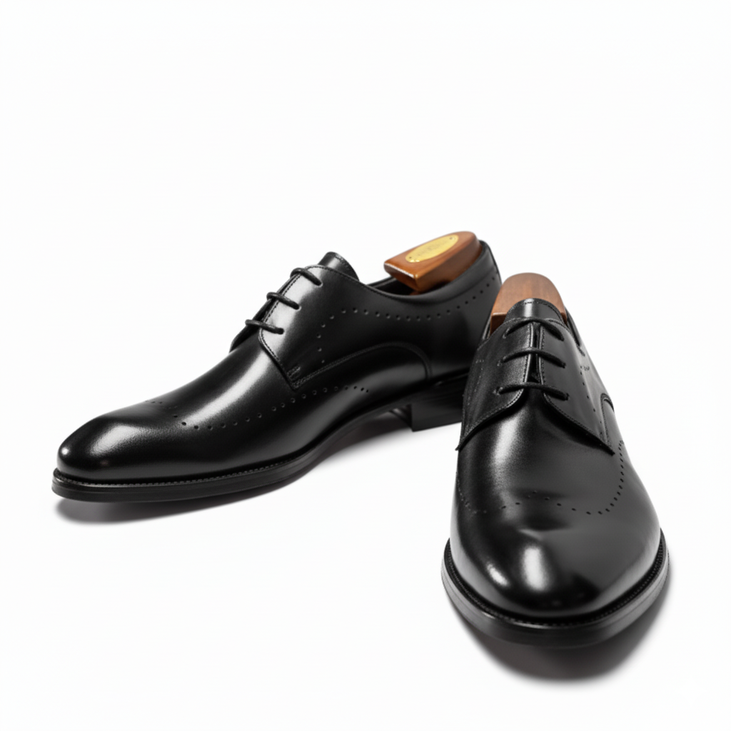 Handcrafted Bellormano Derby - Black