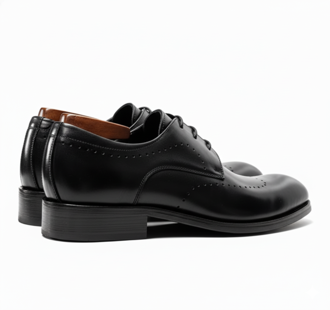 Handcrafted Bellormano Derby - Black