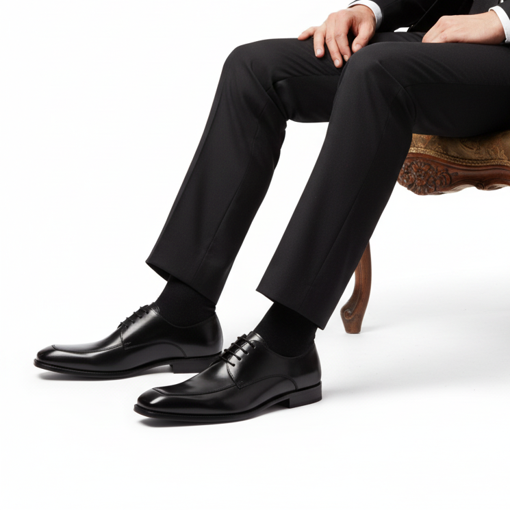 Handcrafted Arsenne Derby - Black