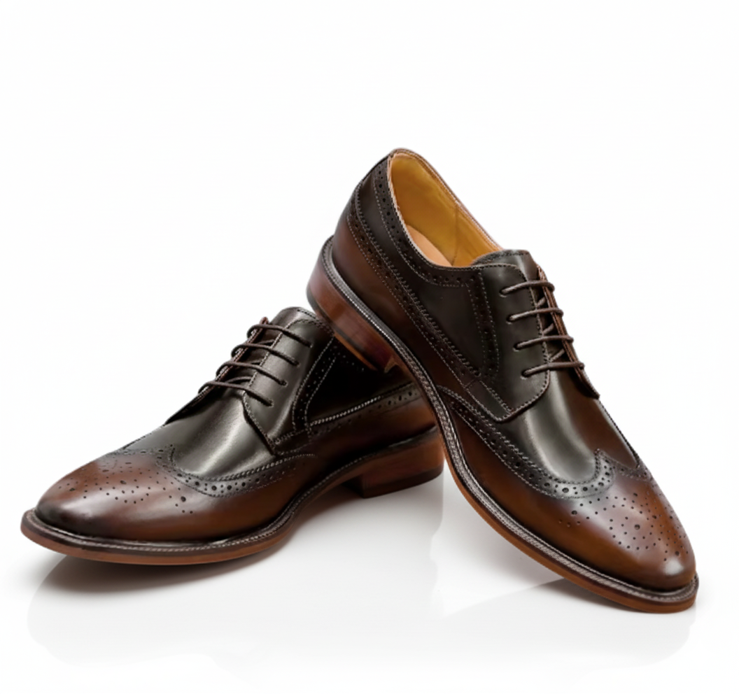 Handcrafted Elston Derby - Dark Brown